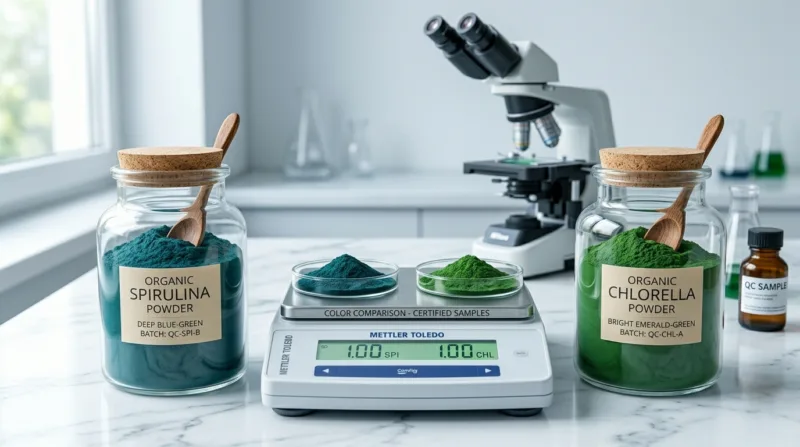 Wie Viel Wissen Sie Über Die Gesundheitlichen Vorteile Von Algen, Superfoods Spirulina Und Chlorella? Spirulina Vs. Chlorella A Complete Comparison For B2B Buyers