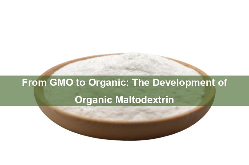 Von GMO zu Bio: Die Entwicklung von Bio-Maltodextrin From GMO to Organic: The Development of Organic Maltodextrin