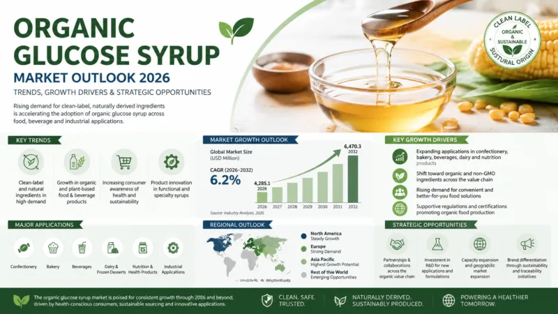 Marktausblick Bio-Glucosesirup 2026: Trends, Wachstumstreiber Und Strategische Chancen Organic Glucose Syrup Market Outlook 2026 Trends, Growth Drivers &Amp; Strategic Opportunities