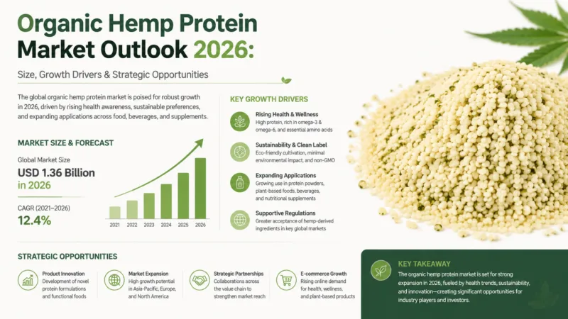 Marktausblick 2026 Für Organisches Hanfprotein: Größe, Wachstumstreiber Und Strategische Chancen Organic Hemp Protein Market Outlook 2026 Size, Growth Drivers &Amp; Strategic Opportunities