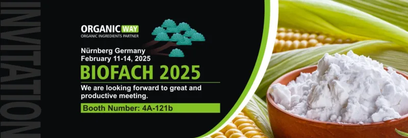 Besuchen Sie Uns Auf Der Biofach 2025 – Entdecken Sie Die Zukunft Bio-Zertifizierter Zutaten Mit Organicway! Join Us At Biofach 2025 – Discover The Future Of Organic Ingredients With Organicway!