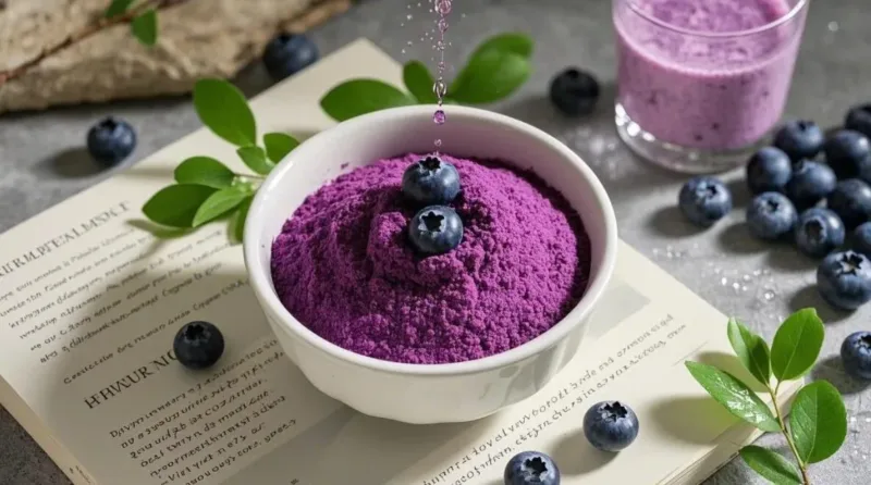 Entfesseln Sie Die Kraft Des Waldes: Organisches Blaubeerpulver, Das Perfekte Geschenk Der Natur Organic Blueberry Powder, Nature'S Perfect Gift2