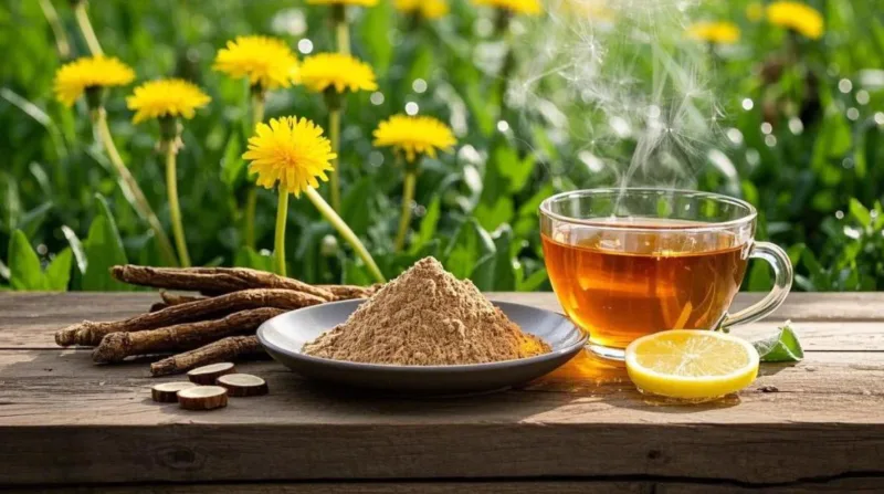 Bio-Löwenzahnwurzel-Extraktpulver: Das Leberreinigende, Entgiftende Kraftpaket, Das Die Natur Vorgesehen Hat Organic Dandelion Extract