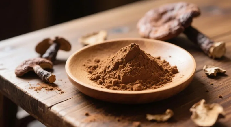 Die Zeitlose Kraft Von Bio-Reishi-Pulver Und -Extrakt: Das Adaptogen Der Natur Für Immunität, Langlebigkeit Und Ganzheitliches Wohlbefinden Organic Reishi Powder