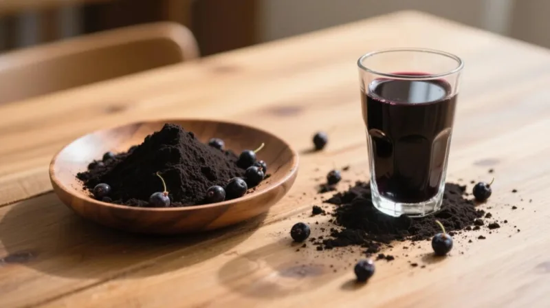 Wofür Ist Schwarze-Johannisbeeren-Pulver Gut? Die Leuchtenden Vorteile Von Bio-Pulver Und Saftpulver Aus Schwarzen Johannisbeeren Organic Black Currant Powder