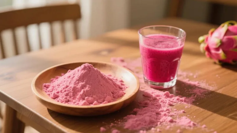 Wofür Ist Drachenfruchtpulver Gut? Entdecke Die Leuchtenden Vorteile Von Bio-Superfood-Pulvern Organic Dragon Fruit Powder