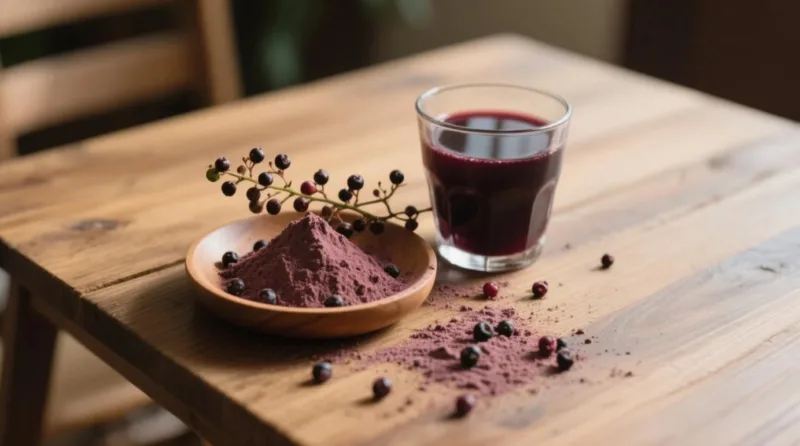 Ratgeber Für Die Tägliche Einnahme Von Holunderbeeren: Immunvorteile Und Sichere Anwendungstipps Organic Elderberry Juice Powder &Amp; Organic Elderberry Powder