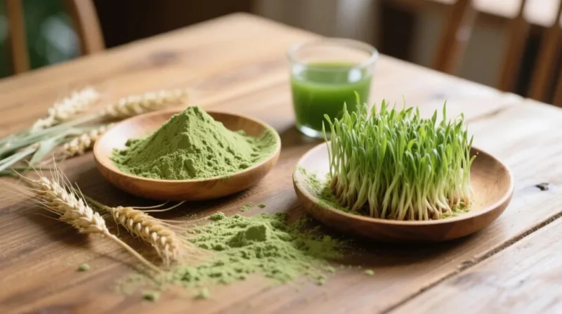 Wofür Ist Weizengraspulver Gut? Der Grüne Elixier Aus Bio-Weizengraspulver Und Saftpulver Organic Wheatgrass Powder