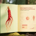 Wie lange dauert es, bis man die Wirkung von Rotem Ginseng spürt? Zeiträume für Bio-Wurzel, -Pulver und -Extrakt