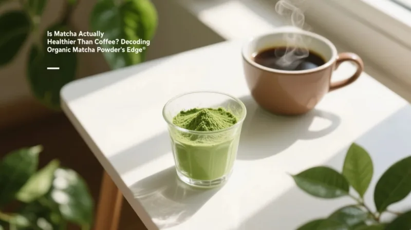 Ist Matcha Wirklich Gesünder Als Kaffee? Der Vorteil Von Bio-Matcha-Pulver Entschlüsselt Is Matcha Actually Healthier Than Coffee