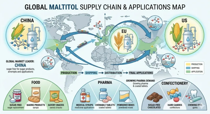 MarktgrößE, Beschaffung Und Einkaufsleitfaden FüR Maltitol FüR B2B-KäUfer Maltitol Market Size, Sourcing, And Procurement Guide For B2B Buyers