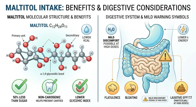 Maltit: Nebenwirkungen, Vorteile Und Sicherheit — Was Die Wissenschaft Tatsächlich Sagt Maltitol Side Effects, Benefits, And Safety What The Science Actually Says