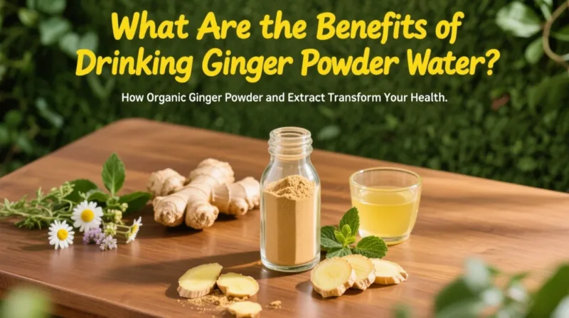 Was Sind Die Vorteile Von Ingwerpulver-Wasser? Wie Bio-Ingwerpulver Und -Extrakt Ihre Gesundheit Verändern What Are The Benefits Of Drinking Ginger Powder Water