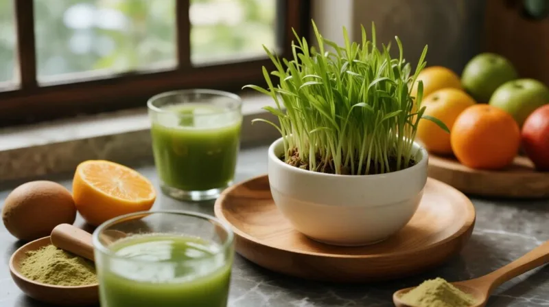 Fehlt Ihrer Wellness-Routine Dieses Grüne Kraftpaket? Entdecken Sie Bio-Weizengraspulver! Organic Wheatgrass Powder &Amp; Juice