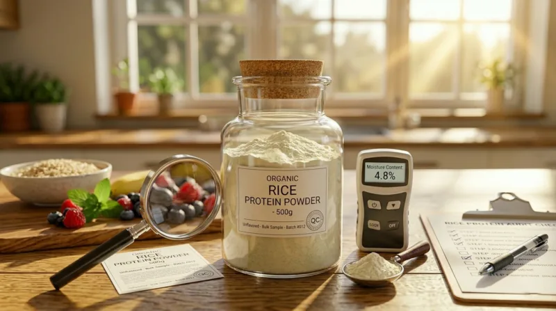 Reisprotein: Sicherheitsleitfaden — Schwermetalle, Qualitätsprüfung Und Auswahl Organic Rice Protein Safety Guide Heavy Metals, Quality Indicators, Dosage, And How To Choose