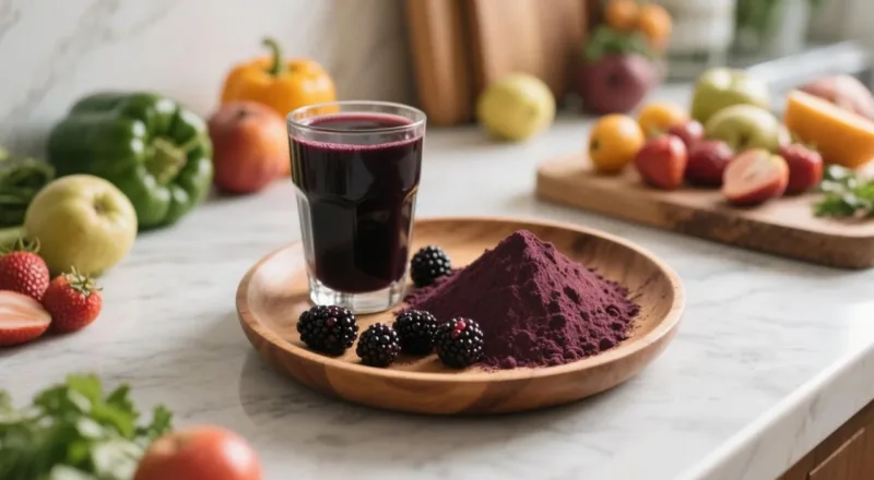 Auf Der Suche Nach Einem Köstlichen Antioxidantien-Boost? Haben Sie Organisches Brombeerpulver Entdeckt? Organic Blackberry Powder &Amp; Juice
