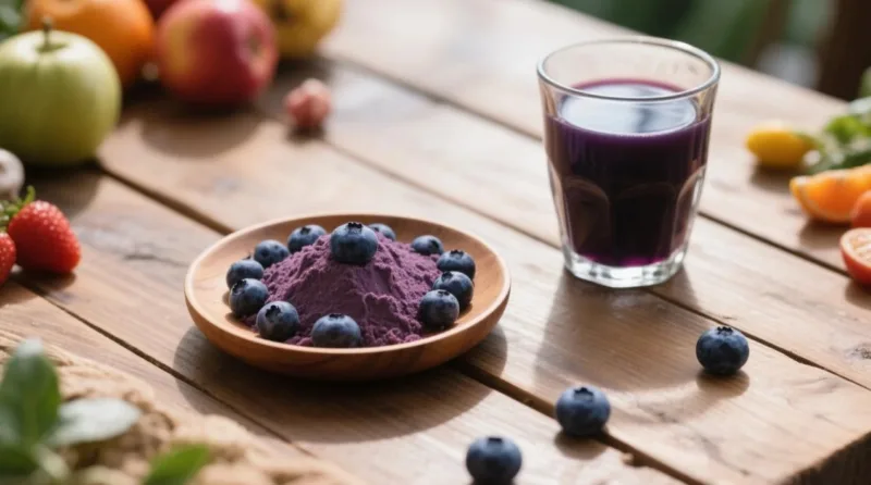 Lust Auf Die Süße, Antioxidative Kraft Von Heidelbeeren? Entdecken Sie Bio-Heidelbeerpulver! Organic Blueberry Juice Powder