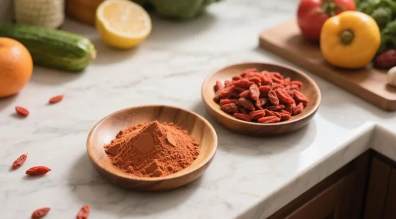 Entdecken Sie Die Kraft Der „Glücksbeere&Quot;: Warum Bio-Goji Ihr Wellness-Essential Ist! Organic Goji Powder &Amp; Berry