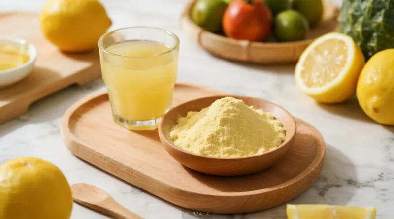 Beleben Sie Ihr Leben Auf Natürliche Weise: Entdecken Sie Die Strahlende Kraft Von Bio-Zitronenpulver! Organic Lemon Powder &Amp; Juice