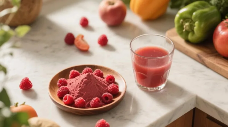 Lust Auf Den Lebendigen Geschmack Und Die Güte Von Himbeeren? Entdecken Sie Bio-Himbeerpulver! Organic Raspberry Powder &Amp; Juice