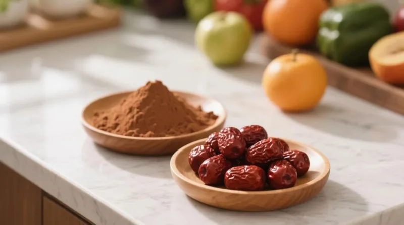 Organic Red Dates &Amp; Powder