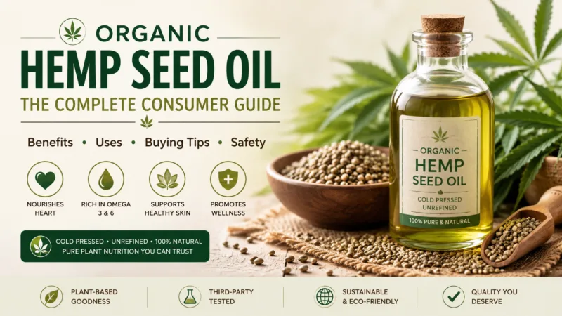 Bio-Hanfsamenöl: Der Vollständige Verbraucherleitfaden — Vorteile, Anwendungen, Kaufberatung Und Sicherheit Organic Hemp Seed Oil The Complete Consumer Guide — Benefits, Uses, Buying Tips &Amp; Safety