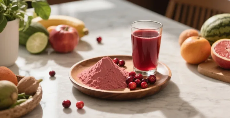 Warum Bio-Cranberry-Pulver Die Perfekte Superfood-Zutat Für Funktionelle Getränke Ist Organic Cranberry Powder &Amp; Juice