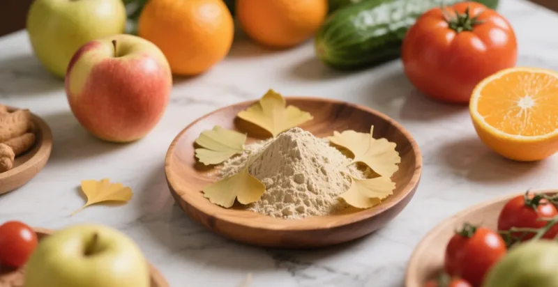 Ginkgo-Extraktpulver Für Die Gehirngesundheit: Natürliche Kognitive Steigerung Organic Ginkgo Extract Powder