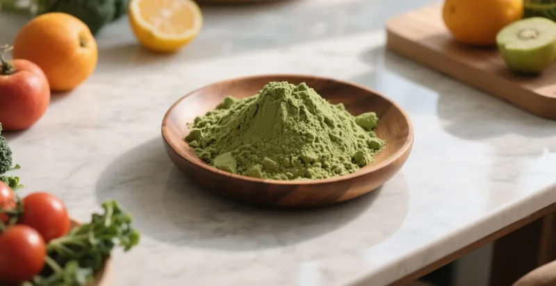 Wie Bio-Grünkohlpulver Die Immunität Und Das Allgemeine Wohlbefinden Stärkt Organic Kale Powder