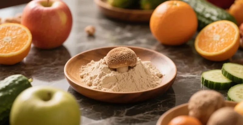 Löwenmähnen-Pulver Für Die Gehirngesundheit: Natürliche Kognitive Unterstützung Organic Lion'S Mane Powder