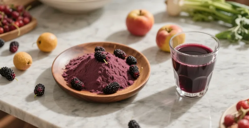 Was Sind Die Gesundheitlichen Vorteile Von Bio-Maulbeerpulver? Organic Mulberry Powder &Amp; Juice