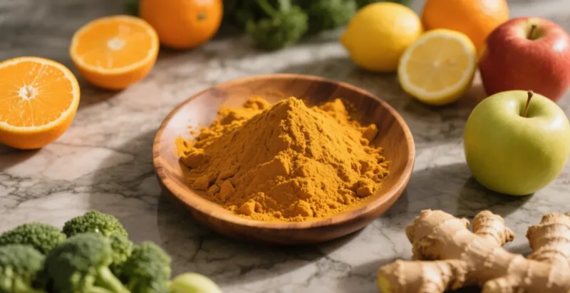 Entdecken Sie Die Geheimen Vorteile Von Bio-Curcuma-Extrakt-Pulver Für Die Immununterstützung Organic Turmeric Powder