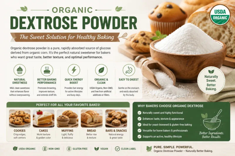 Bio-Dextrose-Pulver: Die Süße Lösung Für Gesundes Backen Organic Dextrose Powder The Sweet Solution For Healthy Baking