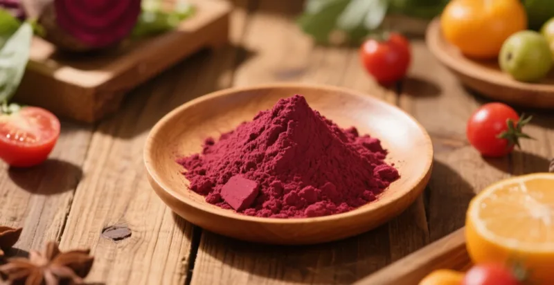 Wie Lebensmittel- Und Getränkemarken Organisches Rote-Bete-Wurzelpulver Als Natürlichen Farbstoff Einsetzen Organic Beet Root Powder