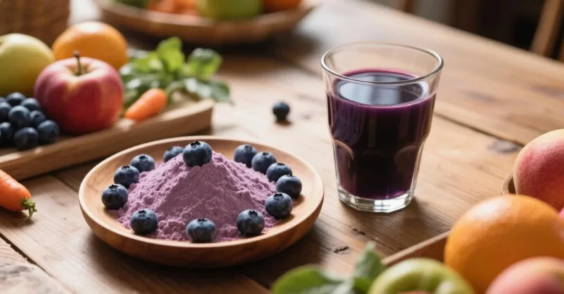 Organisches Heidelbeersaftpulver: Ein Natürlicher Weg Zu Strahlenderer Haut Organic Blueberry Powder