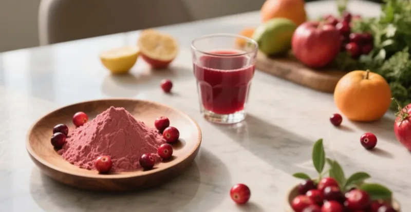 Die Steigende Nachfrage Nach Organischem Cranberry-Saftpulver Im Nutraceutical-Markt Organic Cranberry Powder &Amp; Juice