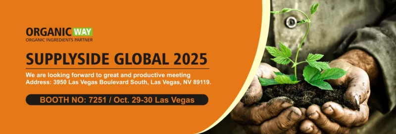 Besuchen Sie Organicway Auf Der Supplyside Global 2025 Join Organicway At Supplyside Global 2025